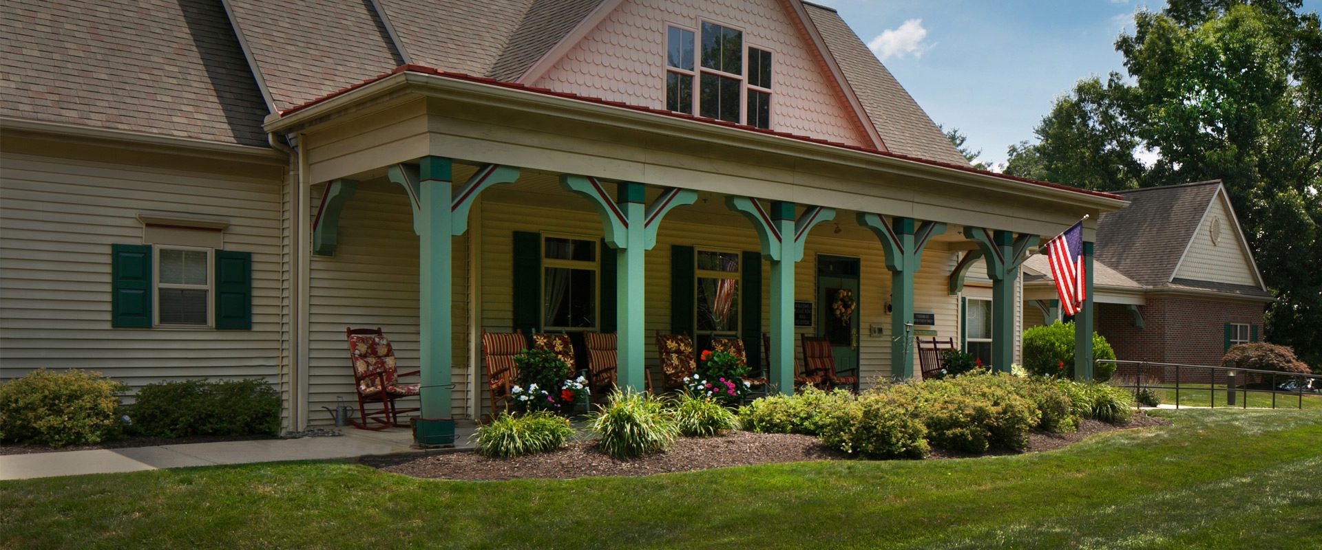 an exterior view of columbia cottage collegeville